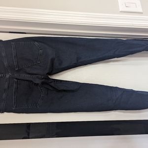 Dark wash skinny jeans
